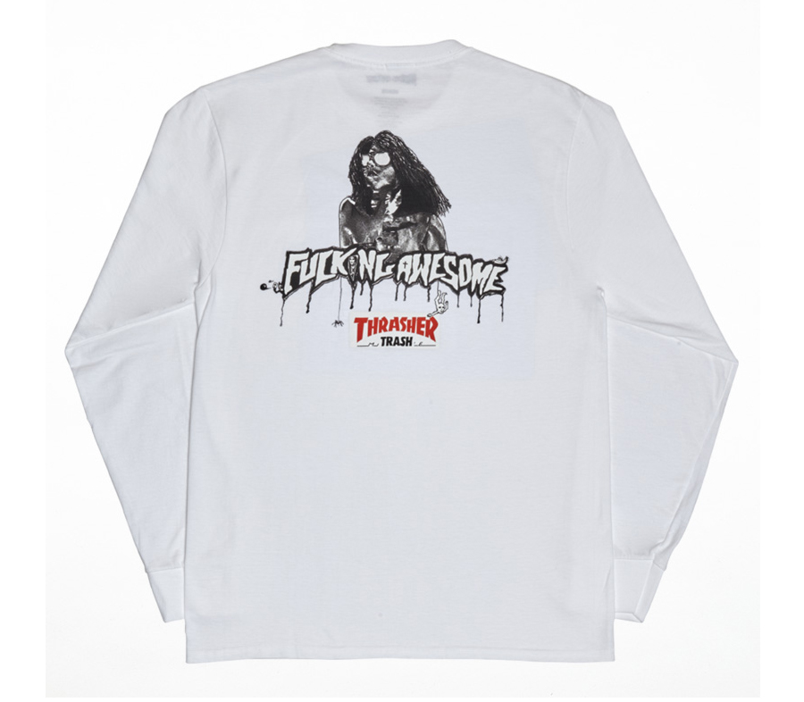 FUCKING AWESOME x THRASHER TRASH ME L/S TEE ロンT ロングスリーブ 