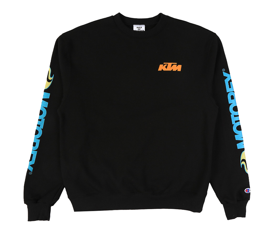 BOYS OF SUMMER EDWARDS CREWNECK SWEATSHIRT BLACK ボーイズオブ 