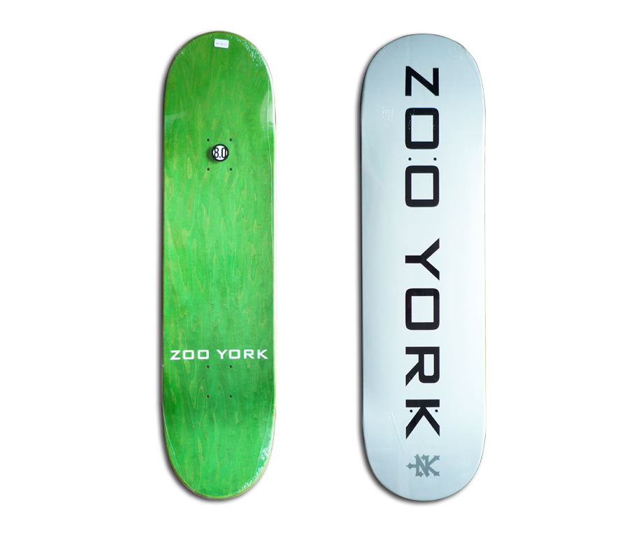 ZOO YORK LOGO BLOCK DECK (8 x 31.6inch) スケートボード デッキ 