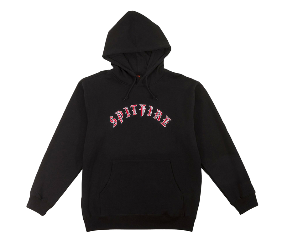 SPITFIRE OLD E EMBROIDERED CUSTOM PULLOVER HOODIE パーカー 