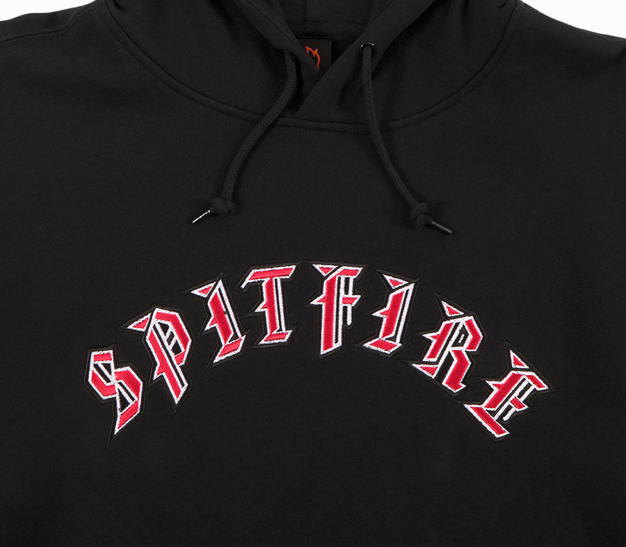 SPITFIRE OLD E EMBROIDERED CUSTOM PULLOVER HOODIE パーカー 