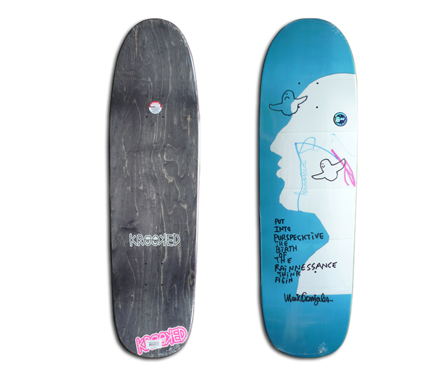 KROOKED MARK GONZALES VERTIGO DECK (8.88 x 32.15inch) デッキ