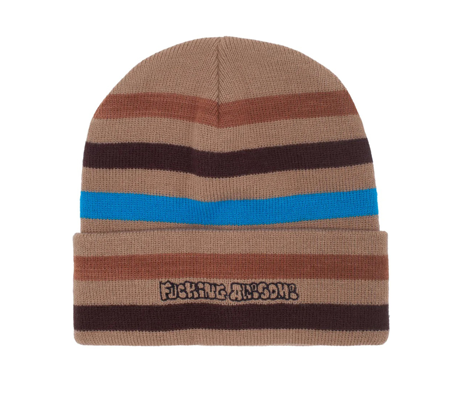 FUCKING AWESOME WANTO STRIPED CUFF BEANIE ビーニー ニットキャップ 