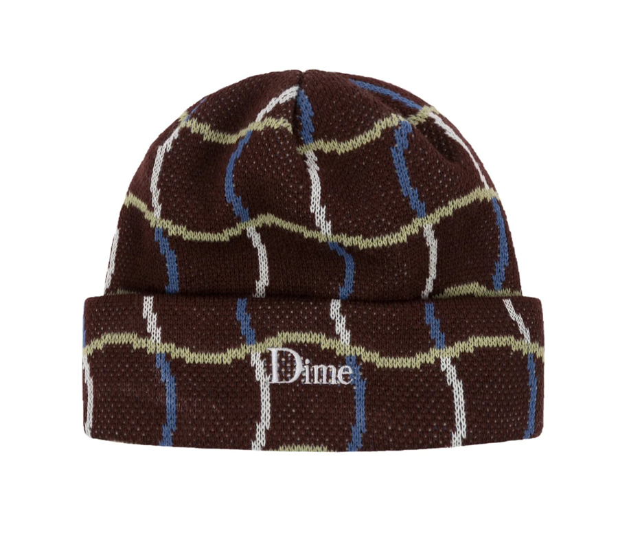 Dime Wave Checkered beanie ビーニー-