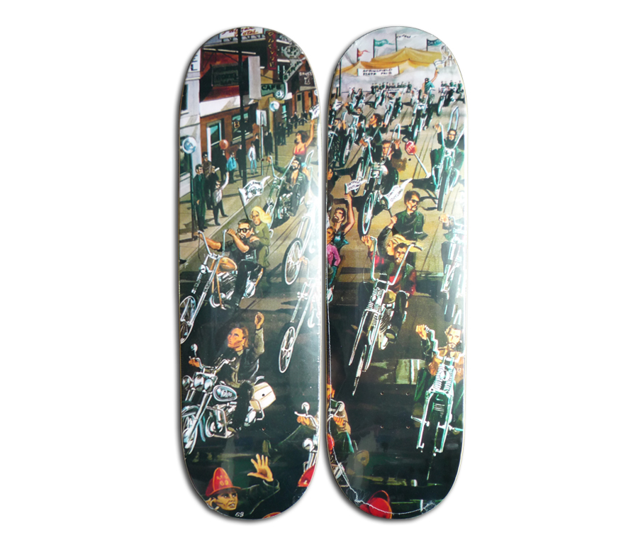 THE DRIVEN OUTLAW MOTORCYCLE PARADE DECK (9 x 32.8inch) デッキ 