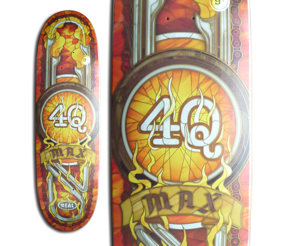 REAL x MAX SCHAAF 4Q CONDITIONING CATHEDRAL DECK (9.1 x 32inch